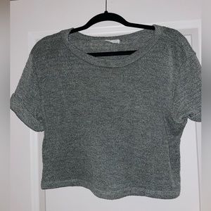 Cropped Sweater Tee